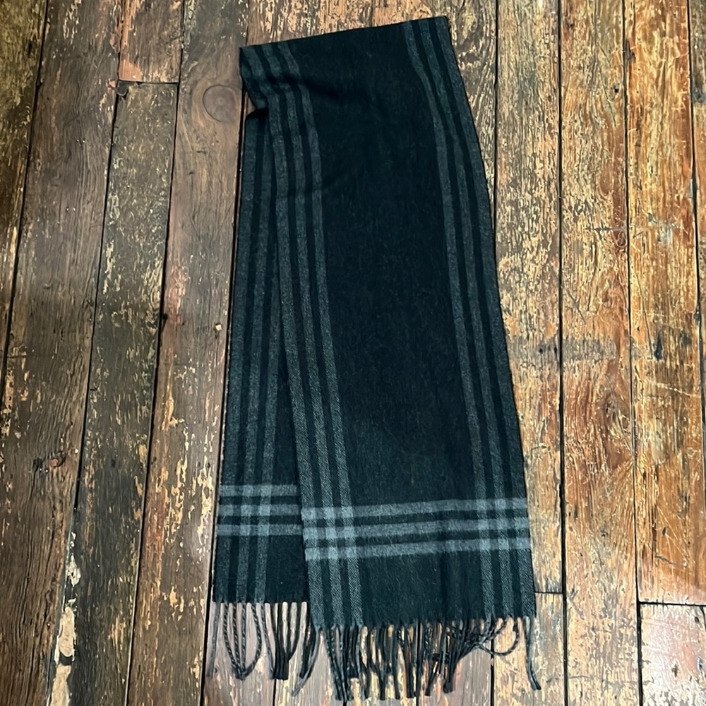 MEN'S PLAID ACRYLIC SCARF
